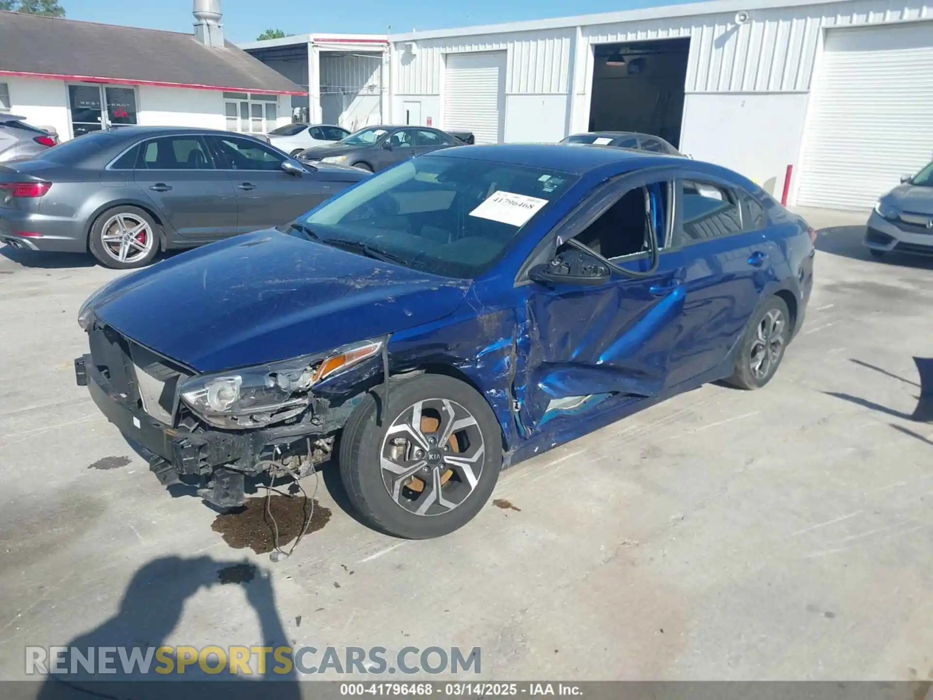 2 Photograph of a damaged car 3KPF24AD9ME337664 KIA FORTE 2021