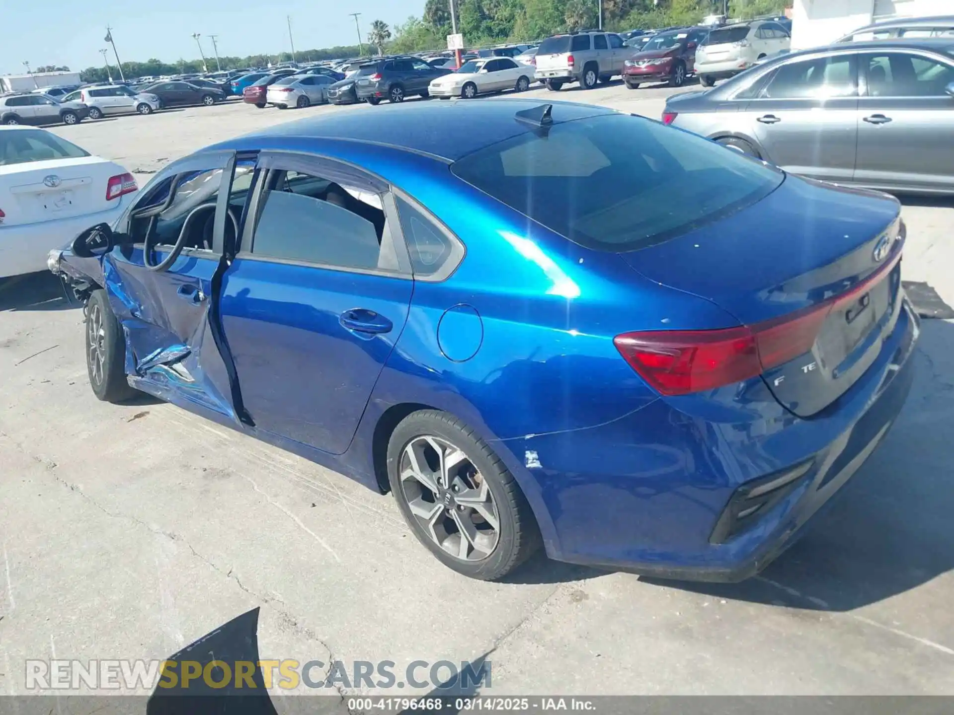 3 Photograph of a damaged car 3KPF24AD9ME337664 KIA FORTE 2021