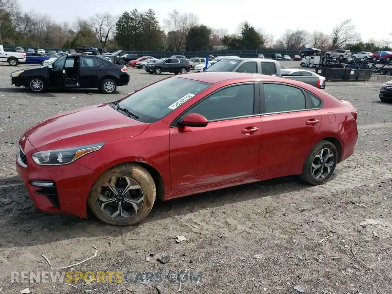 1 Photograph of a damaged car 3KPF24AD9ME337681 KIA FORTE 2021