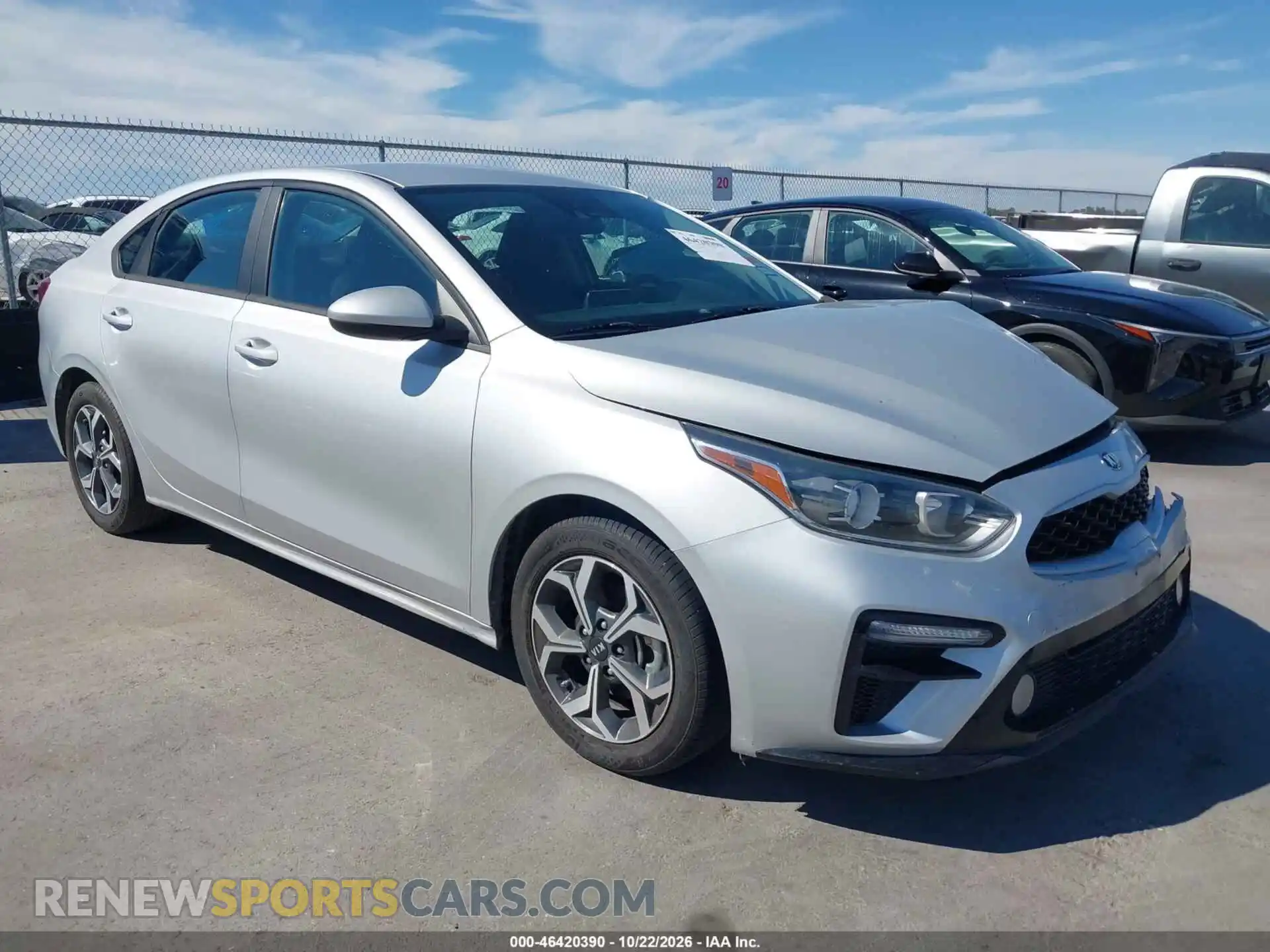 1 Photograph of a damaged car 3KPF24AD9ME349085 KIA FORTE 2021