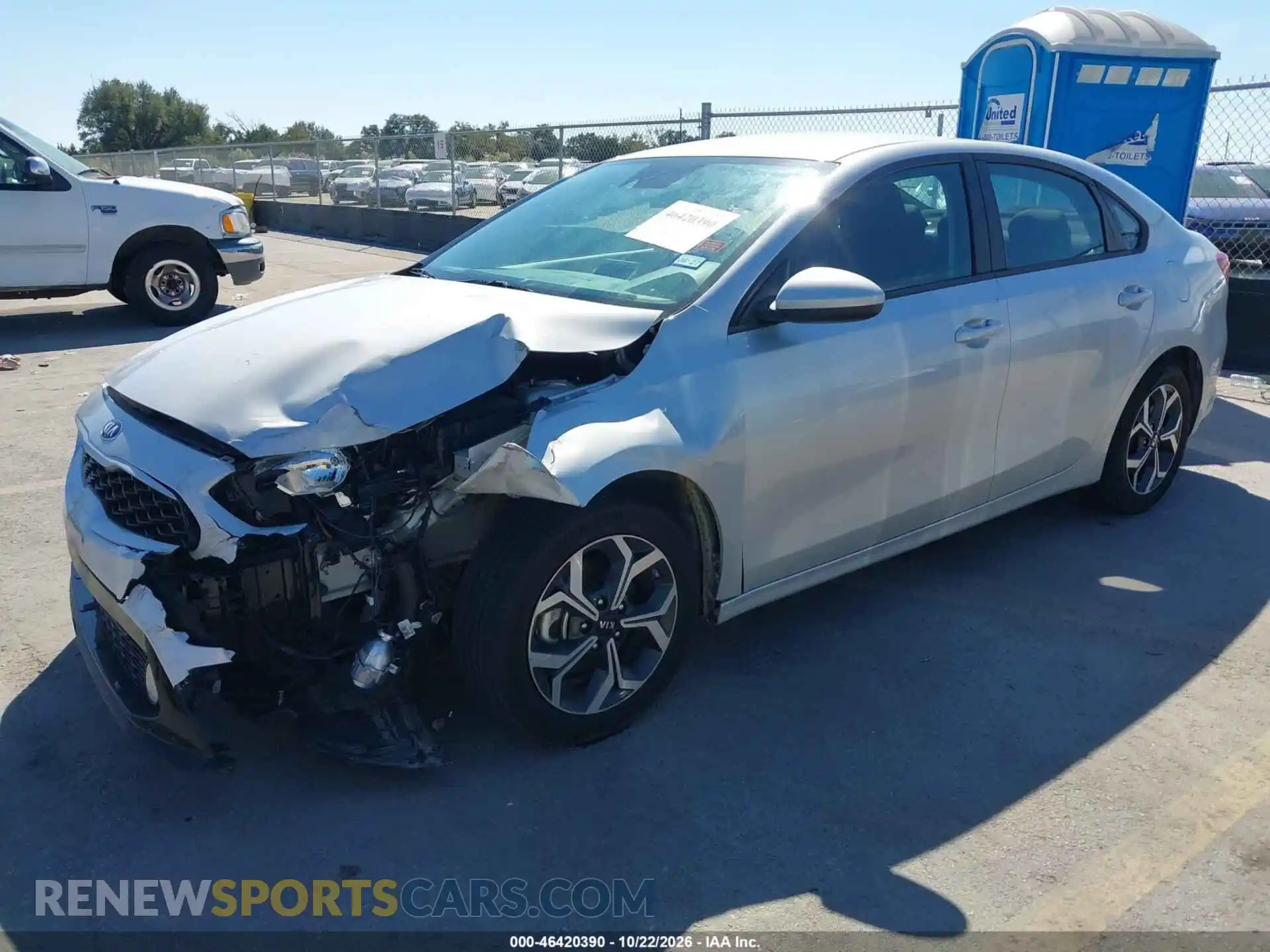 2 Photograph of a damaged car 3KPF24AD9ME349085 KIA FORTE 2021