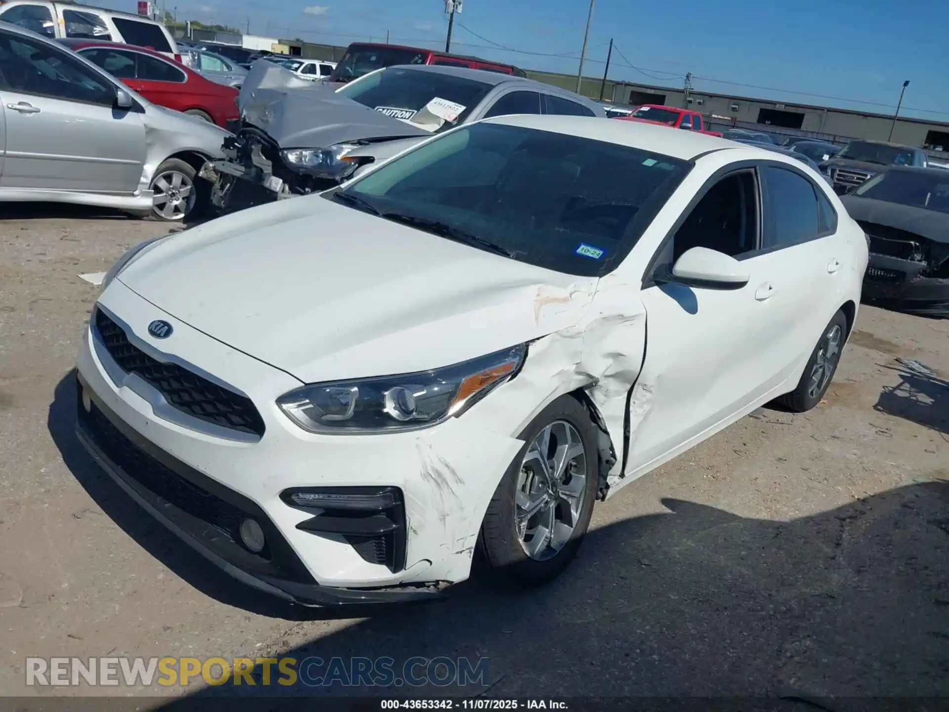 2 Photograph of a damaged car 3KPF24AD9ME349491 KIA FORTE 2021