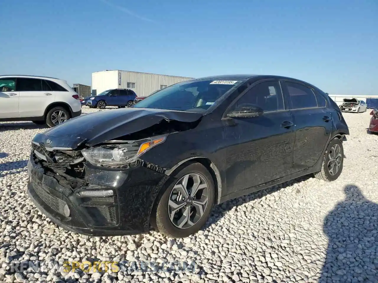 1 Photograph of a damaged car 3KPF24AD9ME351757 KIA FORTE 2021