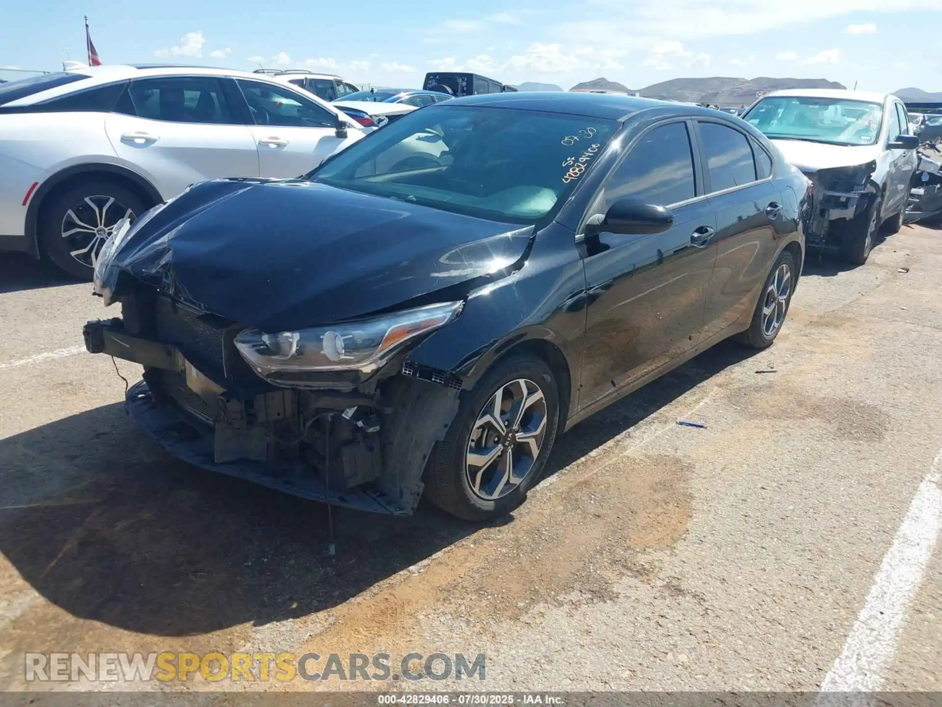 2 Photograph of a damaged car 3KPF24AD9ME355842 KIA FORTE 2021