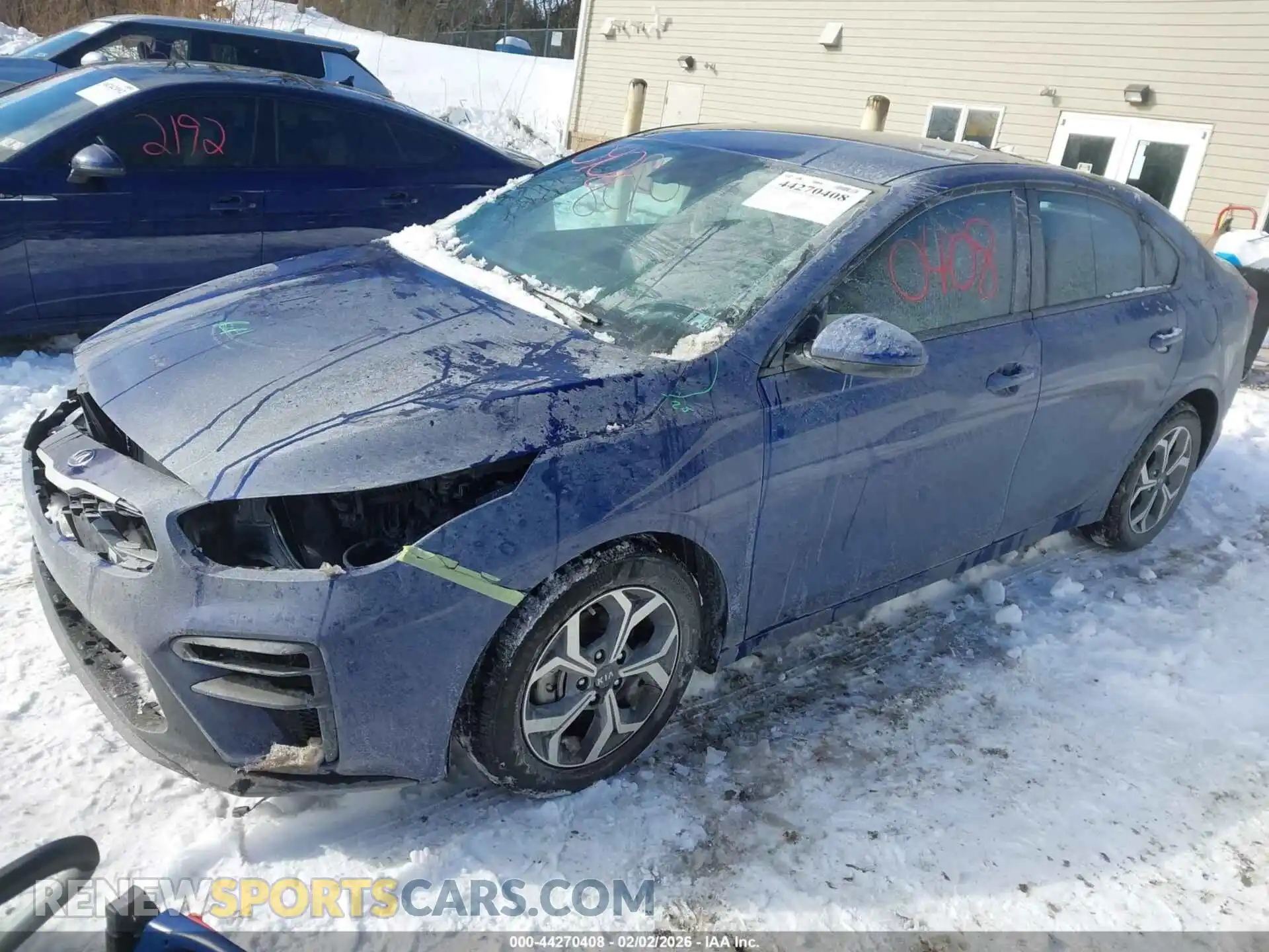 2 Photograph of a damaged car 3KPF24AD9ME367716 KIA FORTE 2021