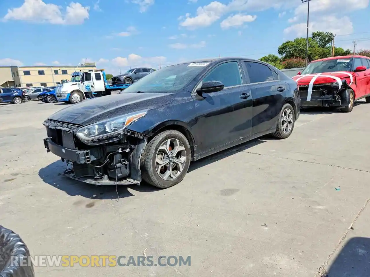 1 fotografías del automóvil dañado 3KPF24AD9ME370664 KIA FORTE 2021