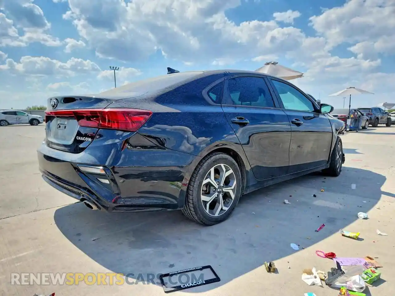 3 fotografías del automóvil dañado 3KPF24AD9ME370664 KIA FORTE 2021