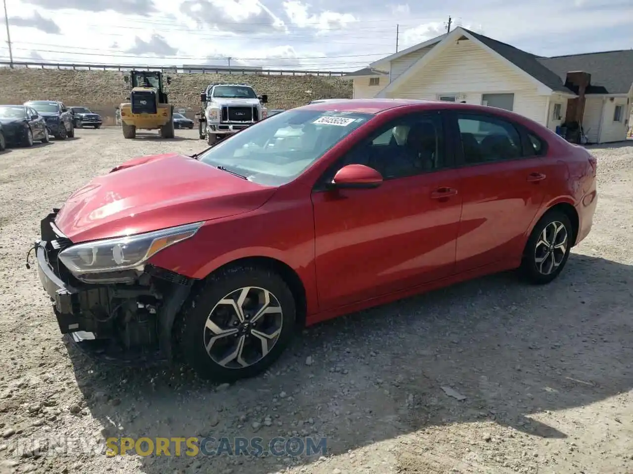 1 Photograph of a damaged car 3KPF24AD9ME387691 KIA FORTE 2021
