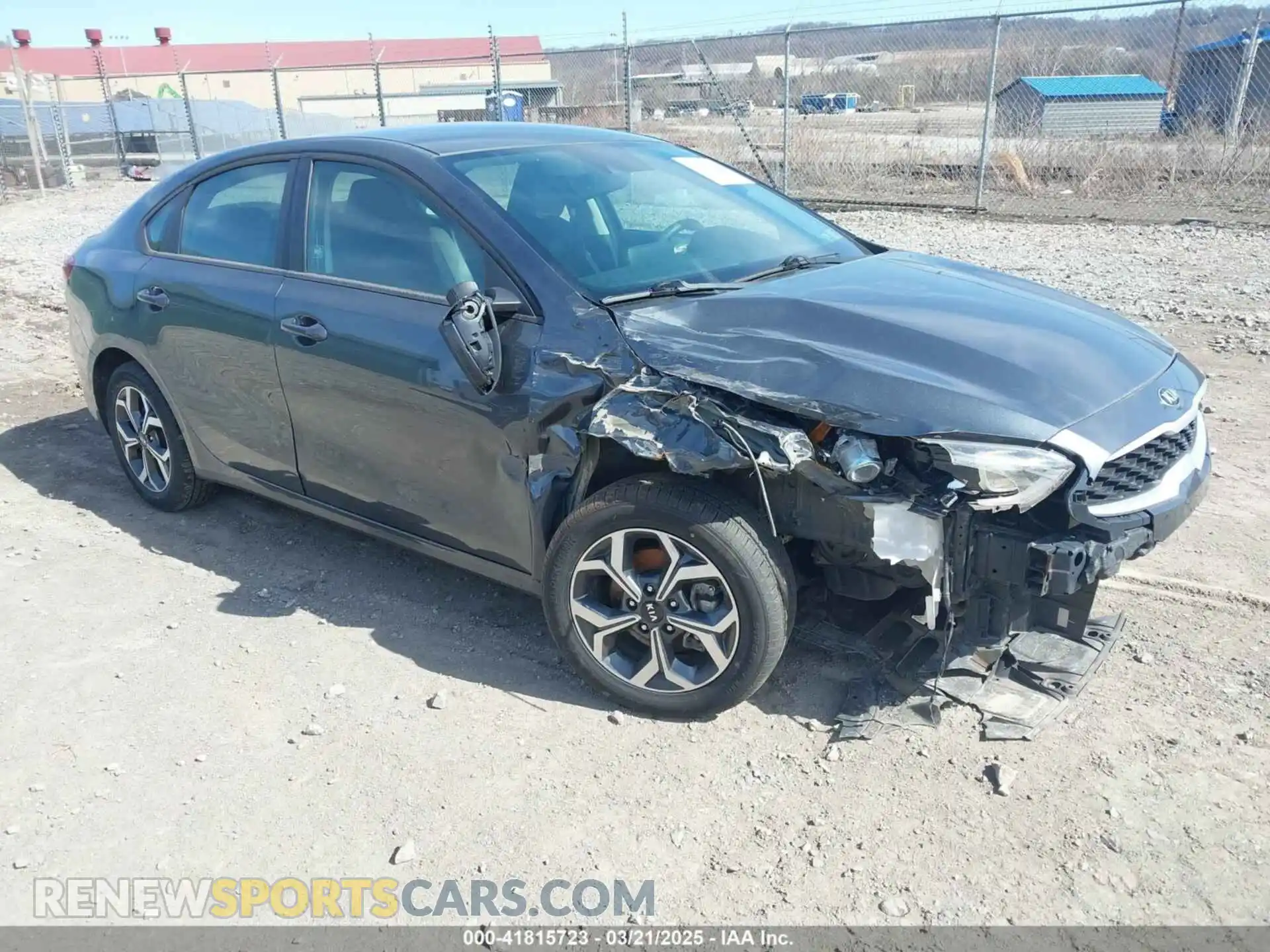 1 Photograph of a damaged car 3KPF24AD9ME409155 KIA FORTE 2021