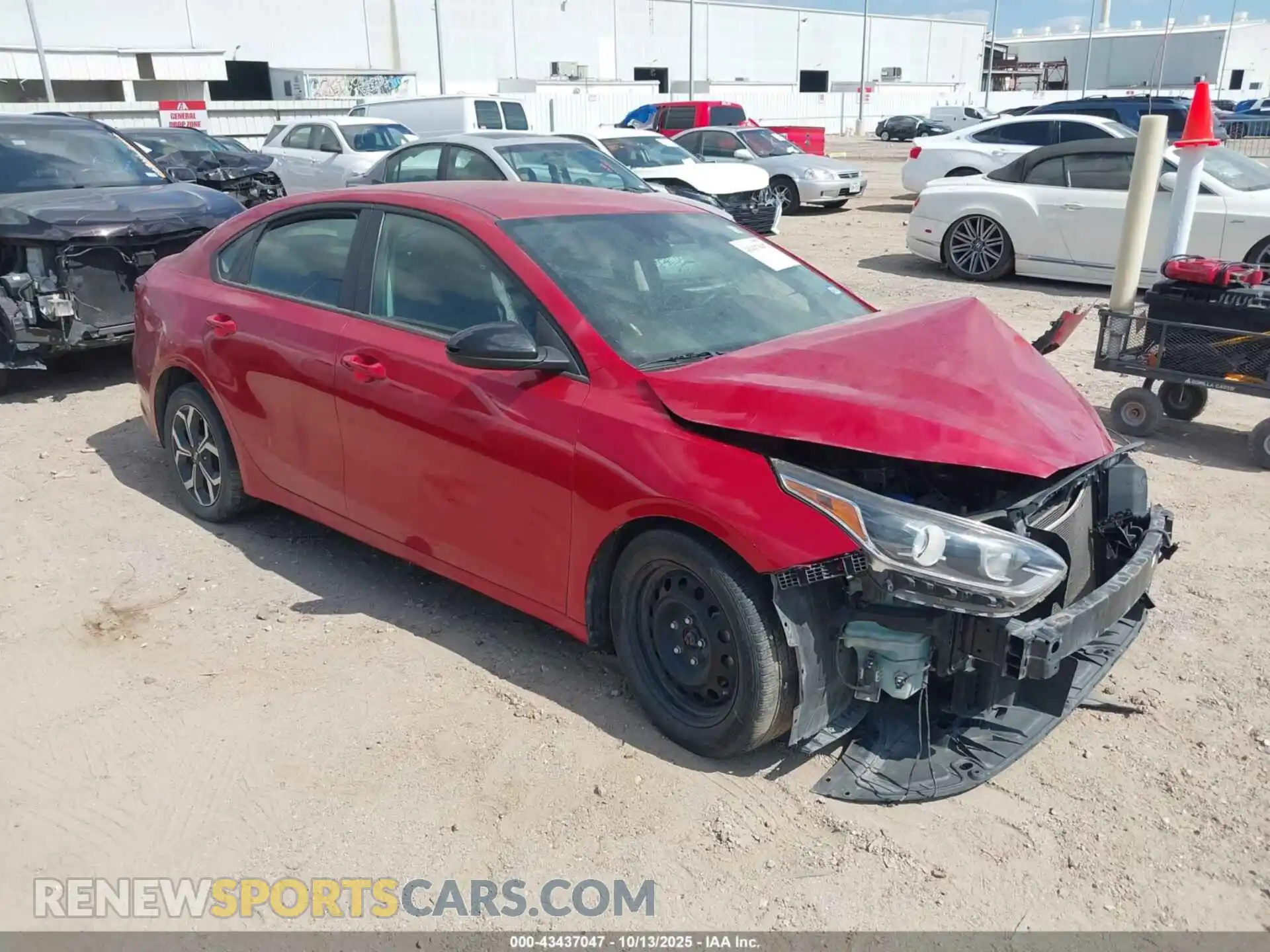 1 Photograph of a damaged car 3KPF24ADXME277359 KIA FORTE 2021