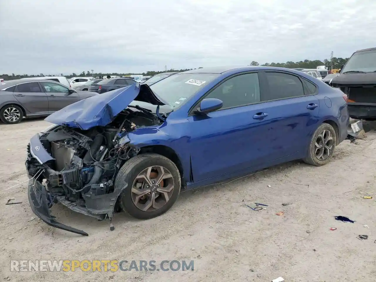 1 Photograph of a damaged car 3KPF24ADXME291049 KIA FORTE 2021