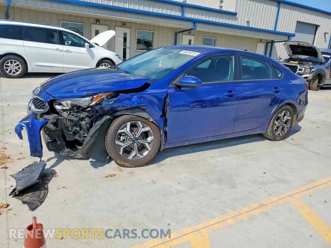 1 fotografías del automóvil dañado 3KPF24ADXME291682 KIA FORTE 2021