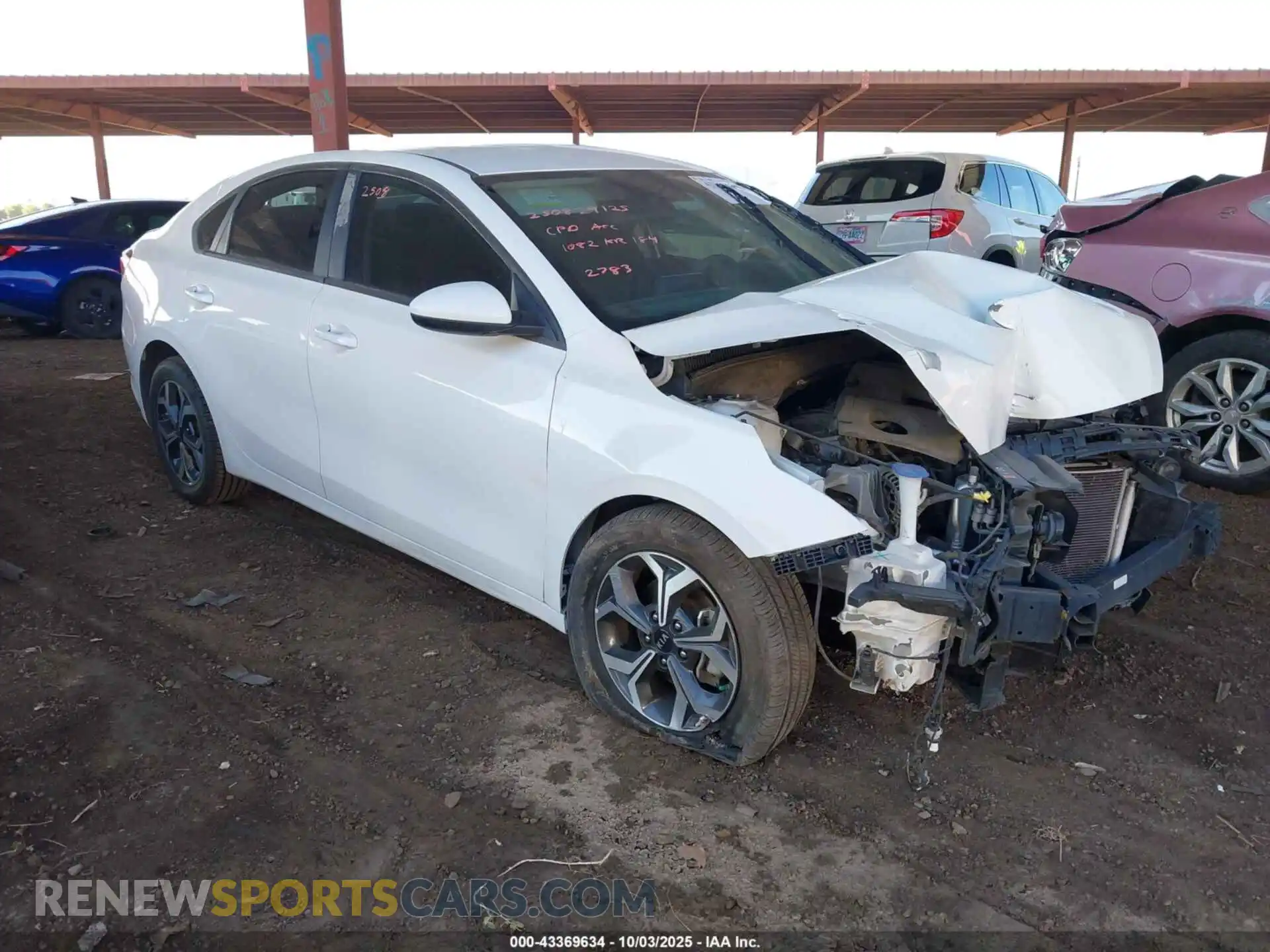 1 Photograph of a damaged car 3KPF24ADXME292783 KIA FORTE 2021