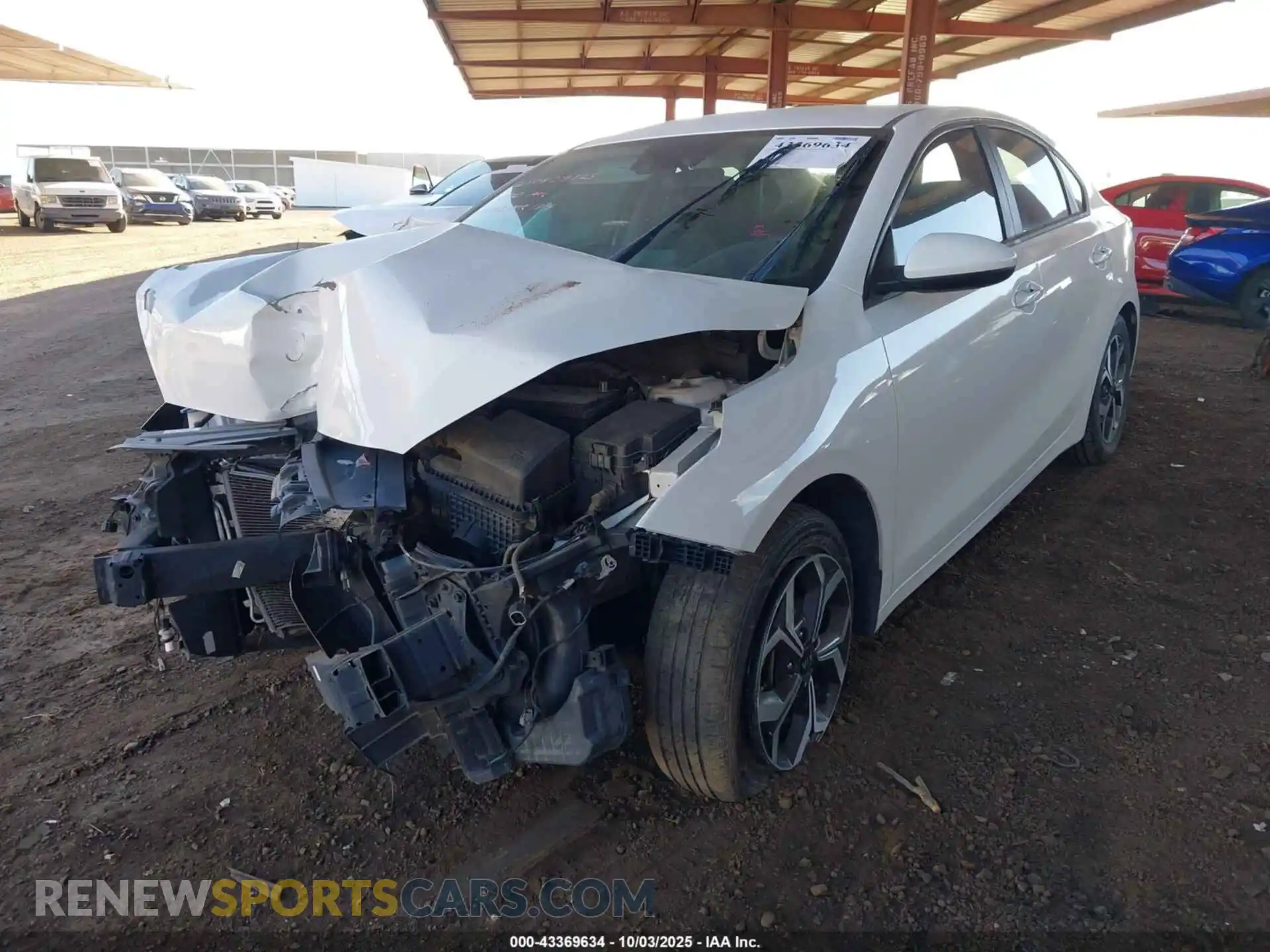 2 Photograph of a damaged car 3KPF24ADXME292783 KIA FORTE 2021