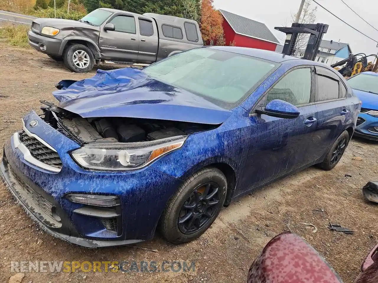 1 Photograph of a damaged car 3KPF24ADXME308142 KIA FORTE 2021