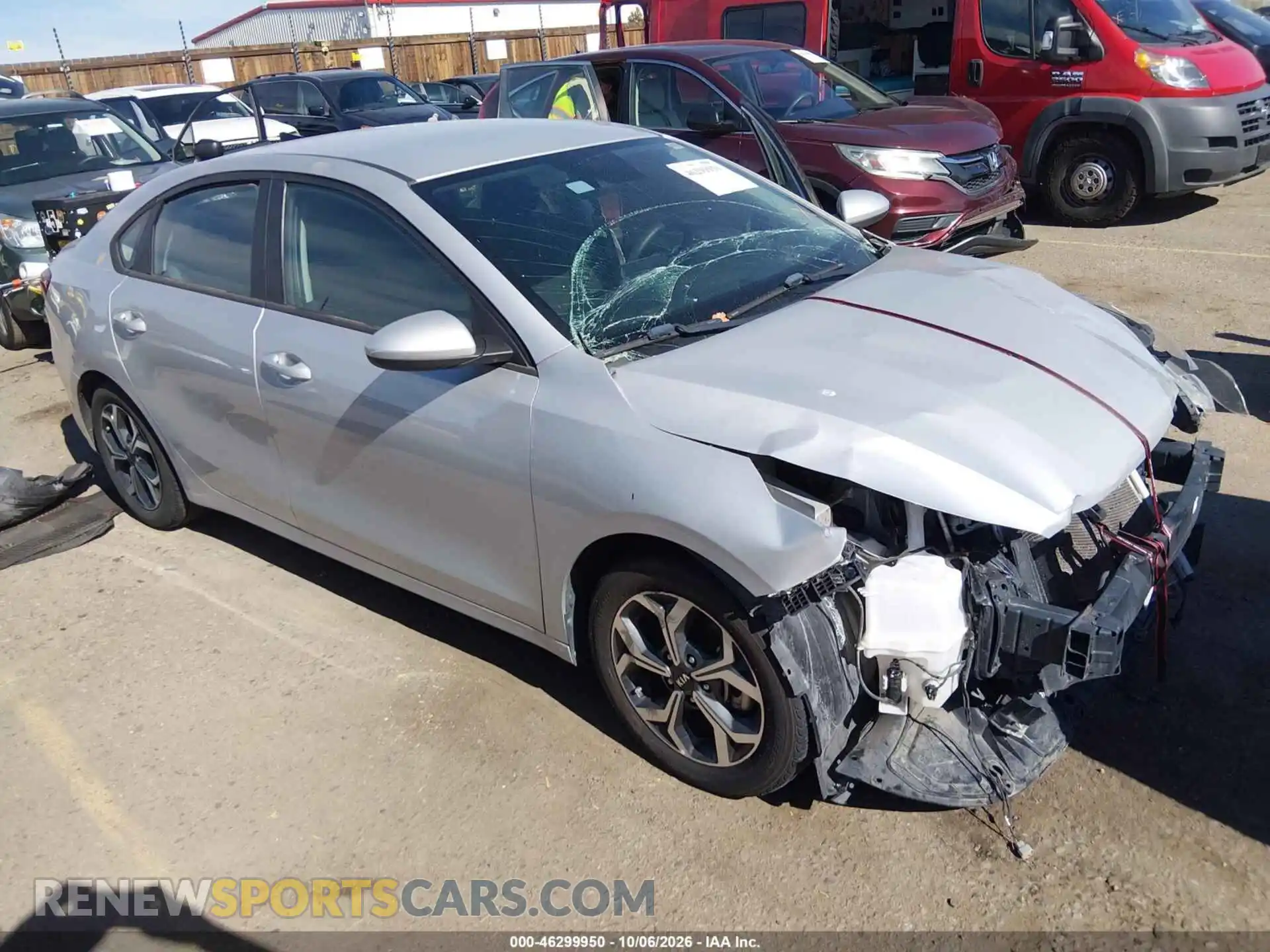 1 Photograph of a damaged car 3KPF24ADXME308870 KIA FORTE 2021