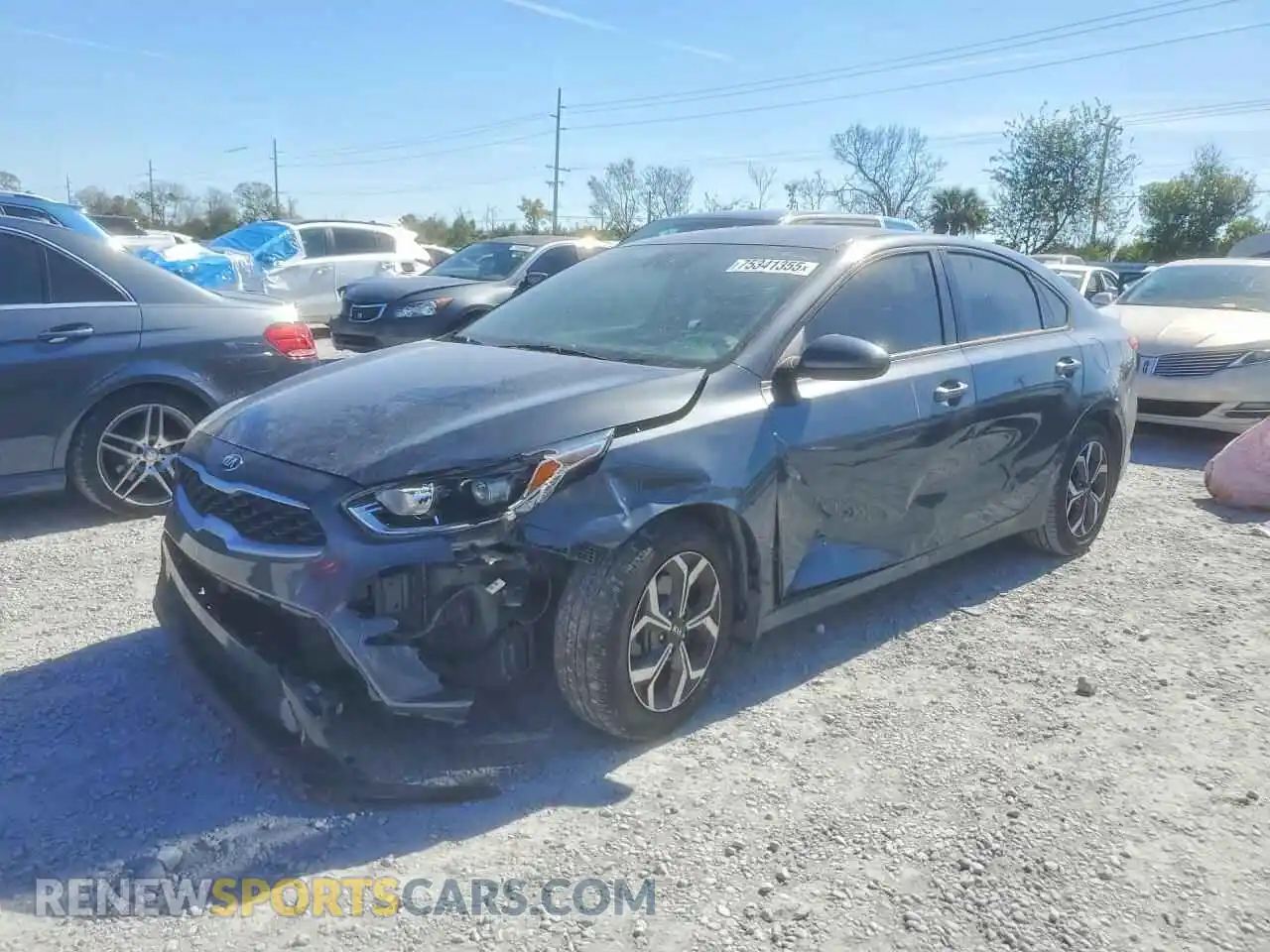 1 Photograph of a damaged car 3KPF24ADXME317827 KIA FORTE 2021