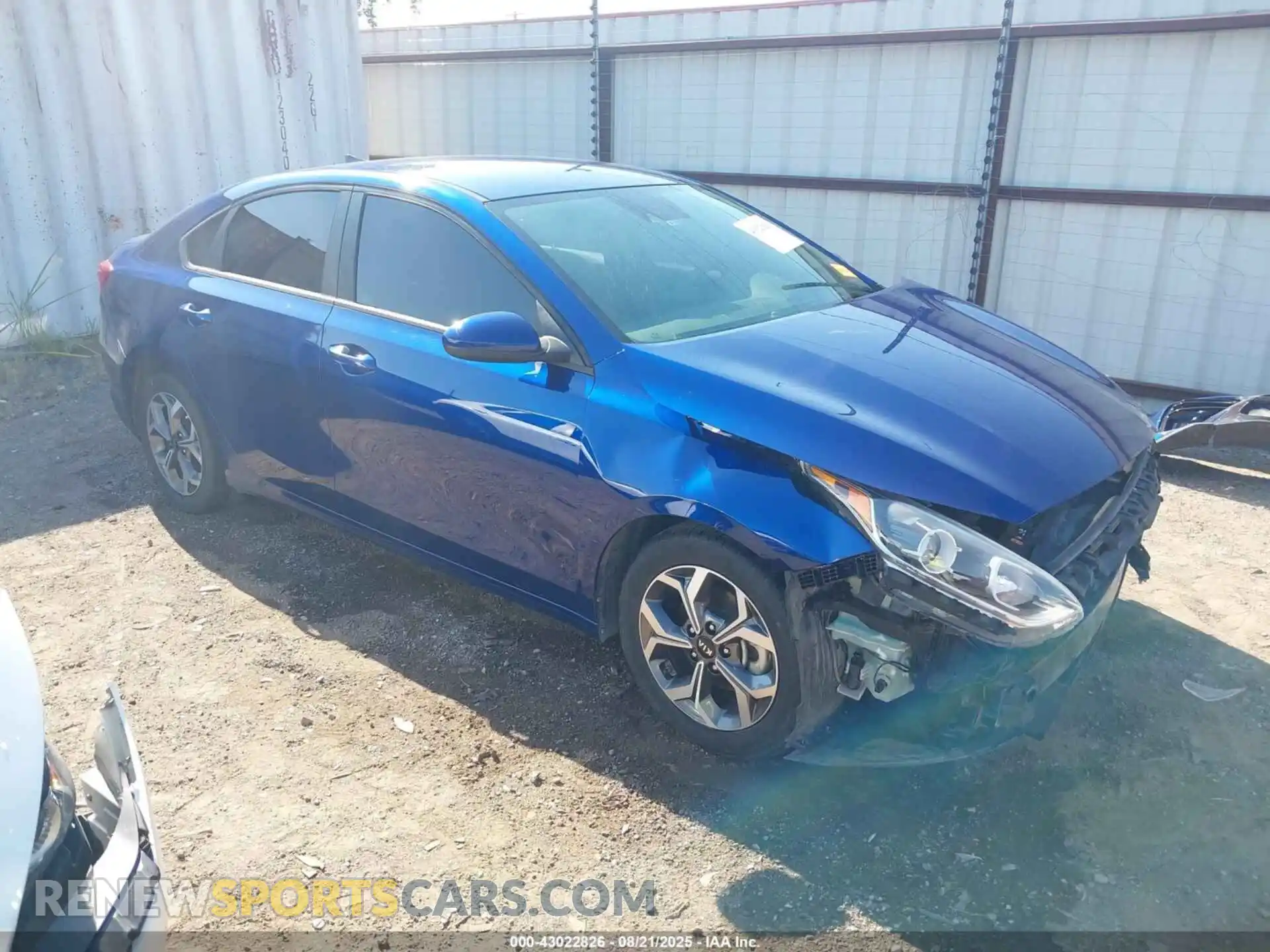 1 Photograph of a damaged car 3KPF24ADXME338421 KIA FORTE 2021