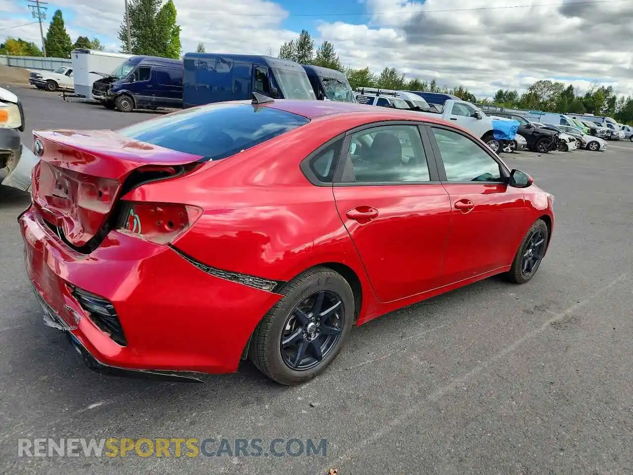 3 Photograph of a damaged car 3KPF24ADXME342646 KIA FORTE 2021