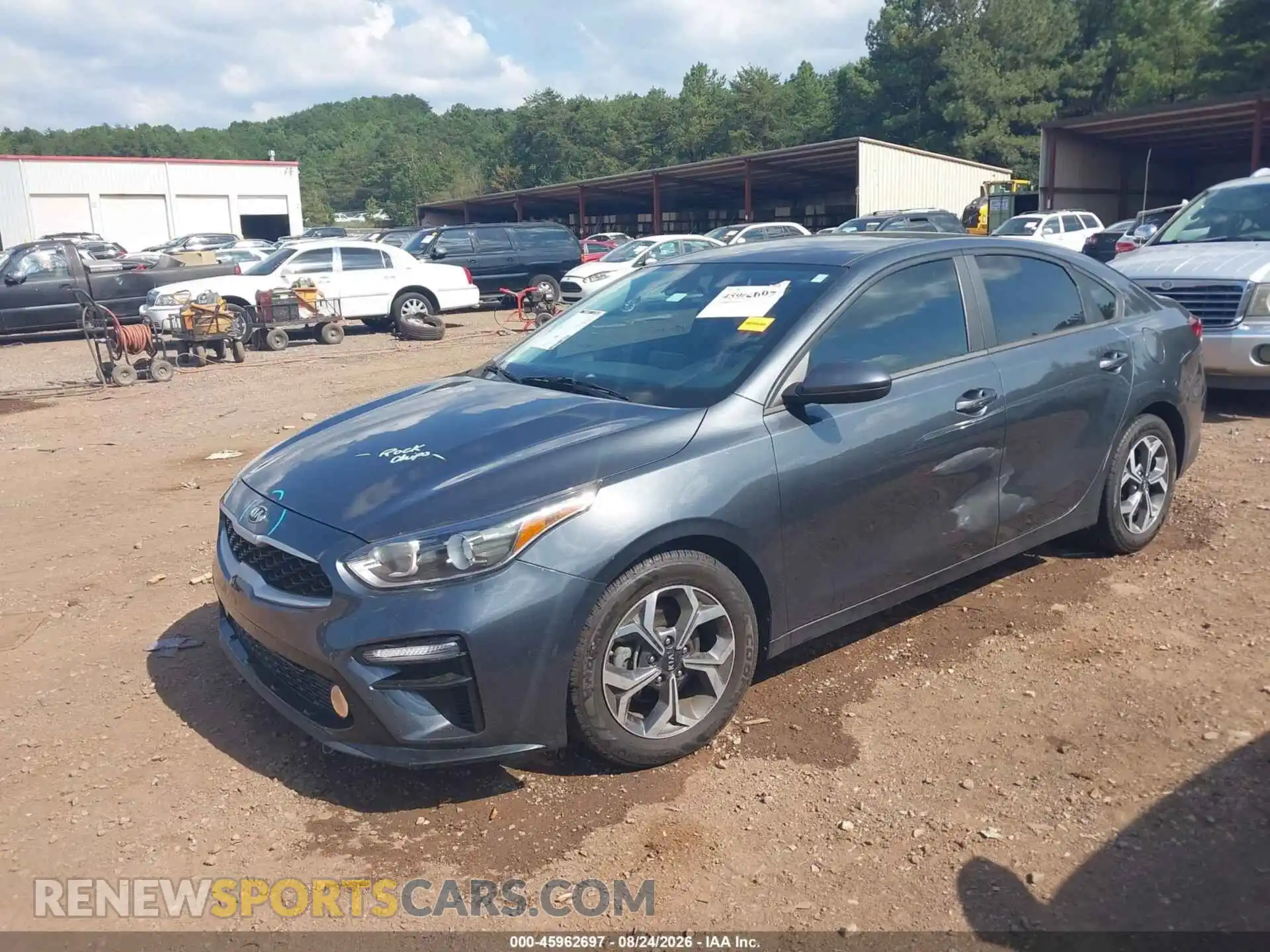 2 fotografías del automóvil dañado 3KPF24ADXME363531 KIA FORTE 2021
