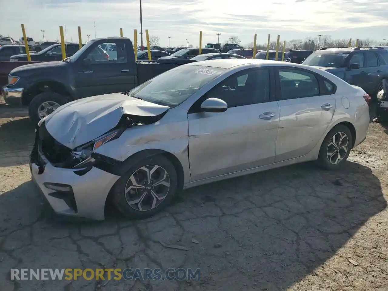 1 Photograph of a damaged car 3KPF24ADXME378045 KIA FORTE 2021