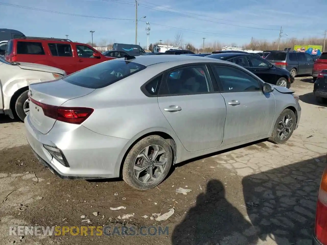 3 Photograph of a damaged car 3KPF24ADXME378045 KIA FORTE 2021