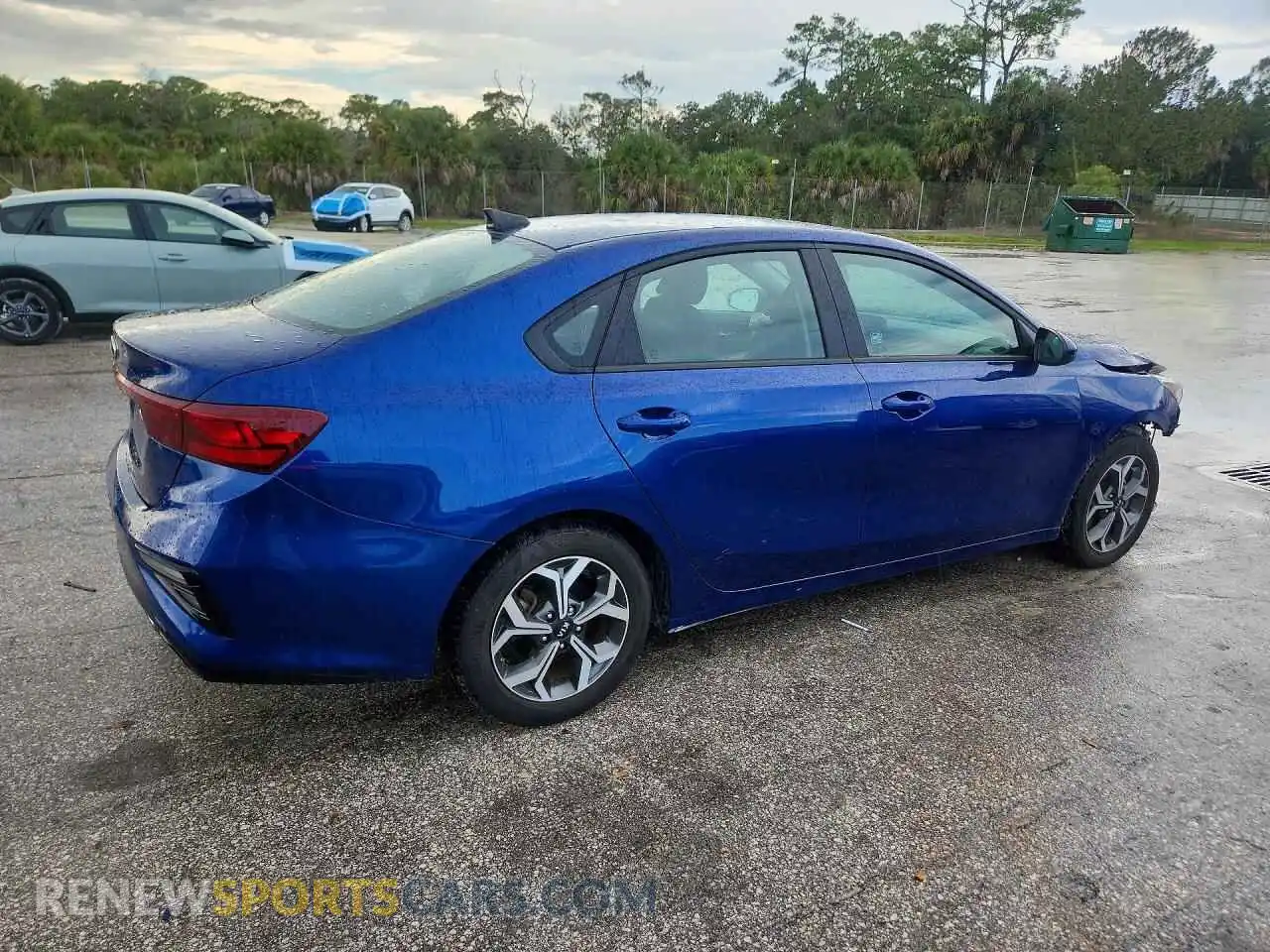 3 fotografías del automóvil dañado 3KPF24ADXME387666 KIA FORTE 2021
