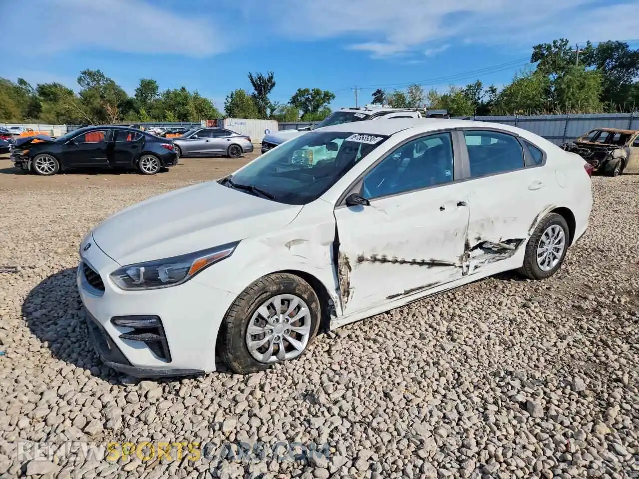 1 Photograph of a damaged car 3KPF24ADXME397615 KIA FORTE 2021