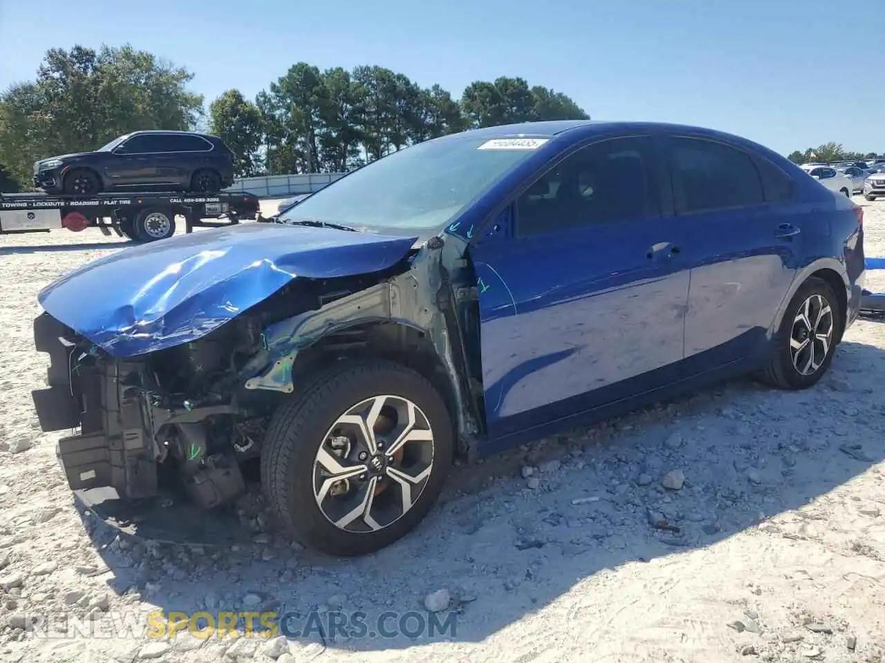 1 Photograph of a damaged car 3KPF24ADXME407110 KIA FORTE 2021