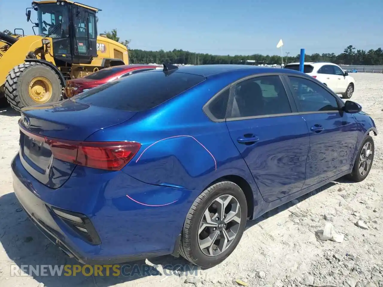 3 Photograph of a damaged car 3KPF24ADXME407110 KIA FORTE 2021