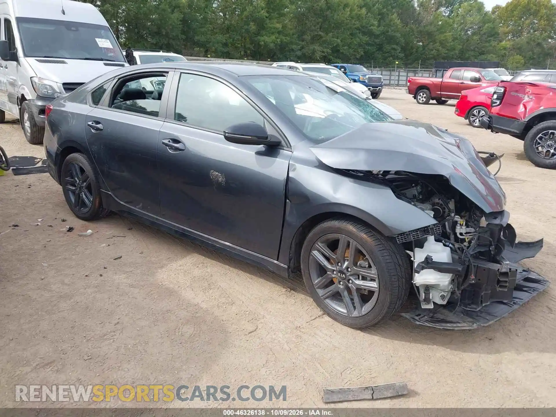 1 Photograph of a damaged car 3KPF34AD0ME270515 KIA FORTE 2021