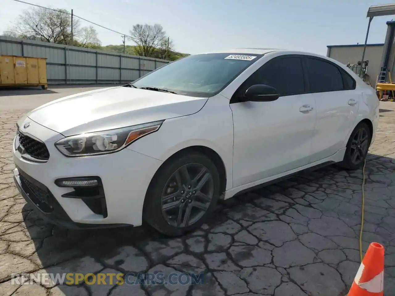 1 Photograph of a damaged car 3KPF34AD0ME276265 KIA FORTE 2021