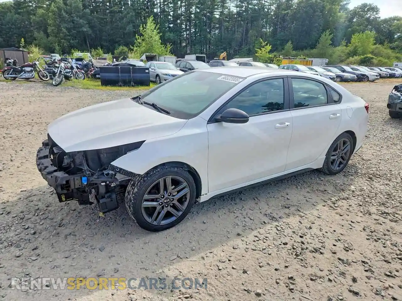 1 Photograph of a damaged car 3KPF34AD0ME280767 KIA FORTE 2021