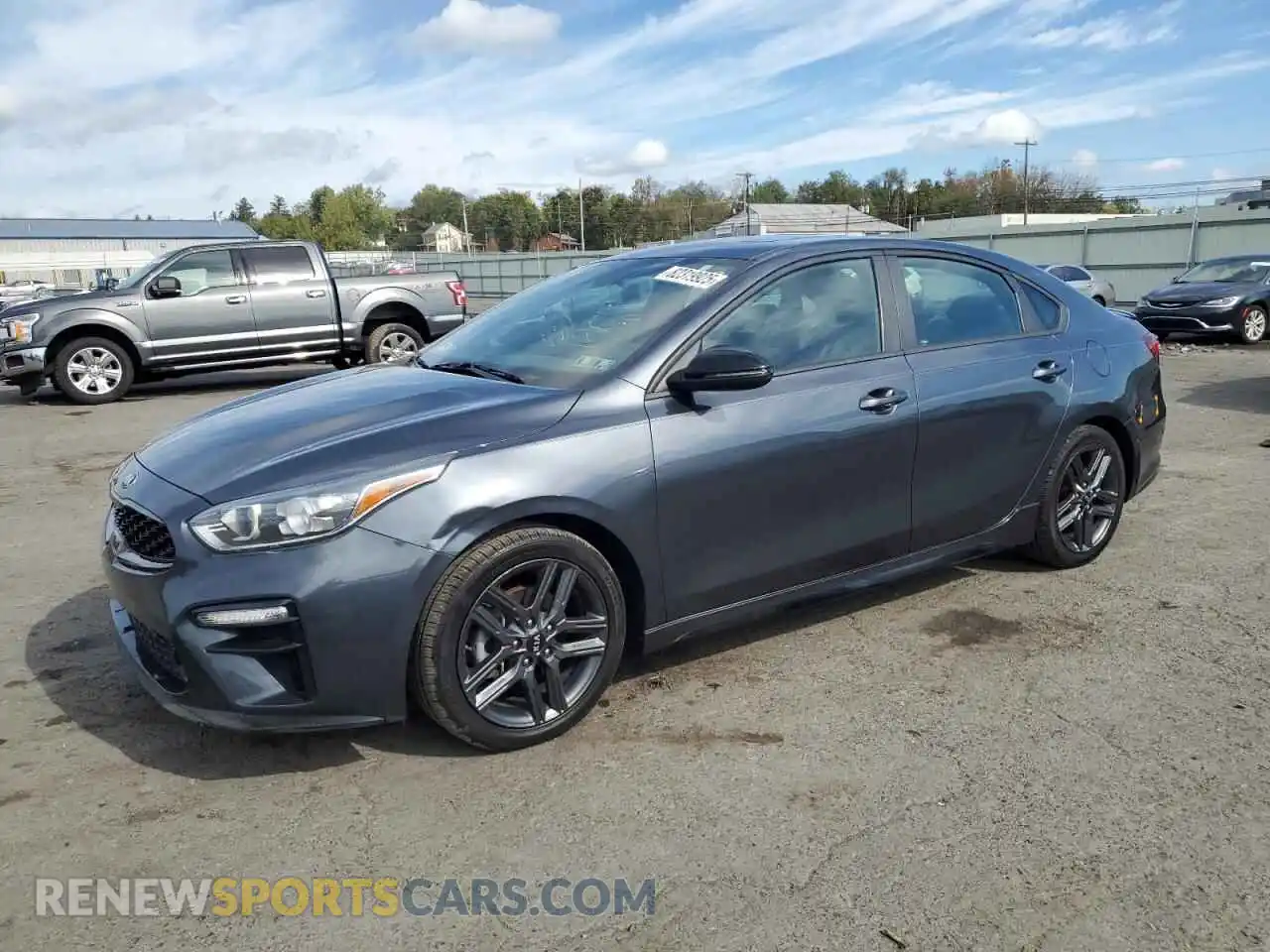 1 Photograph of a damaged car 3KPF34AD0ME281255 KIA FORTE 2021
