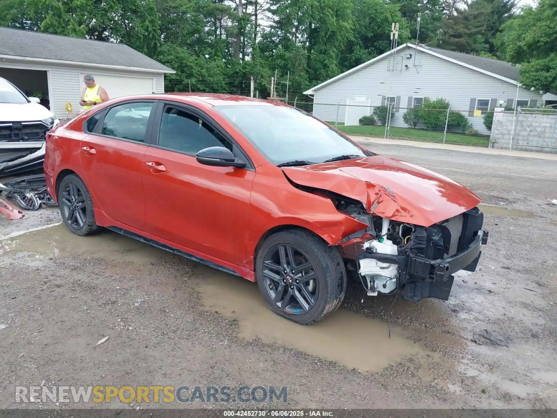 1 Photograph of a damaged car 3KPF34AD0ME298301 KIA FORTE 2021