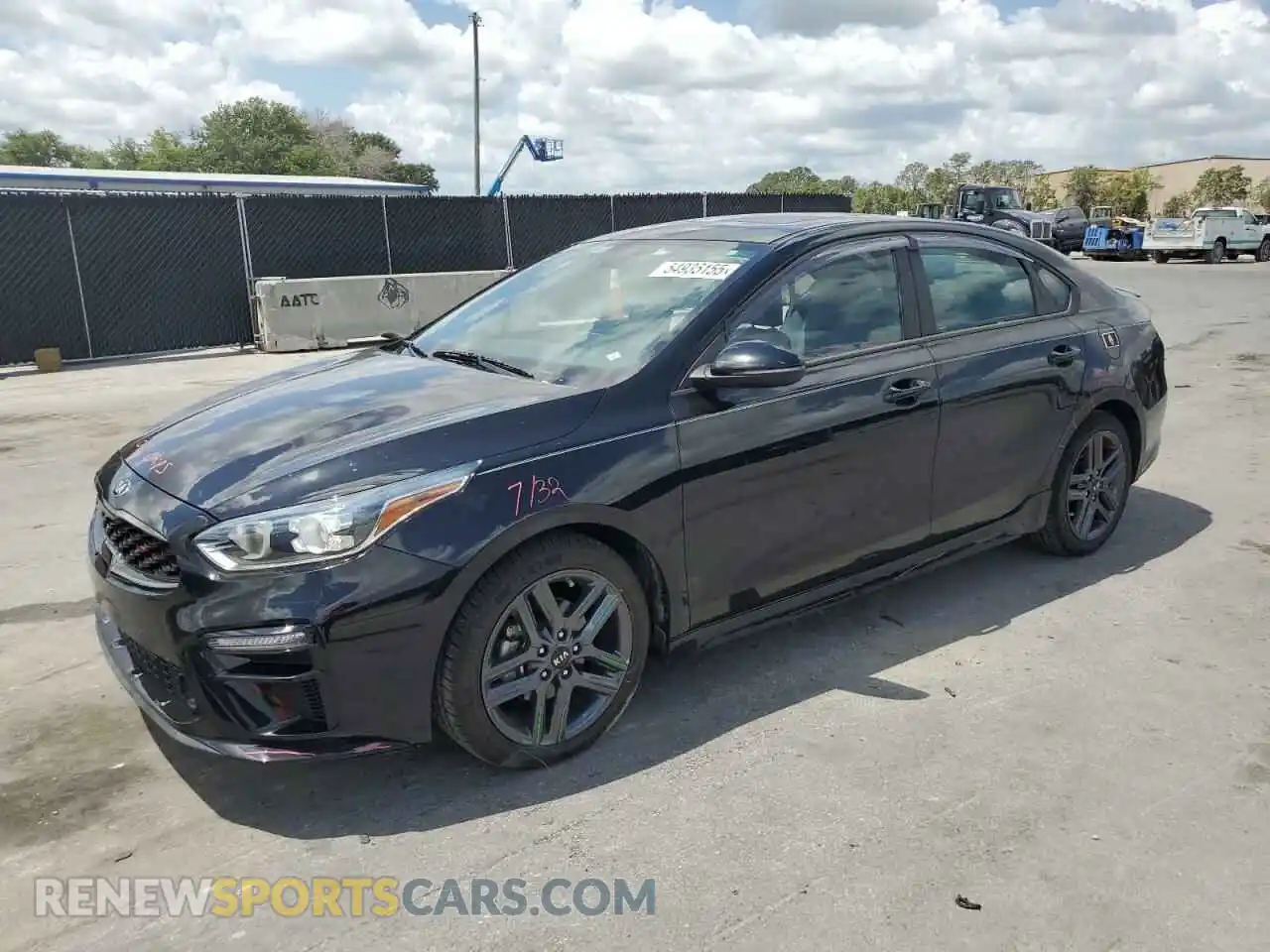 1 Photograph of a damaged car 3KPF34AD0ME311063 KIA FORTE 2021