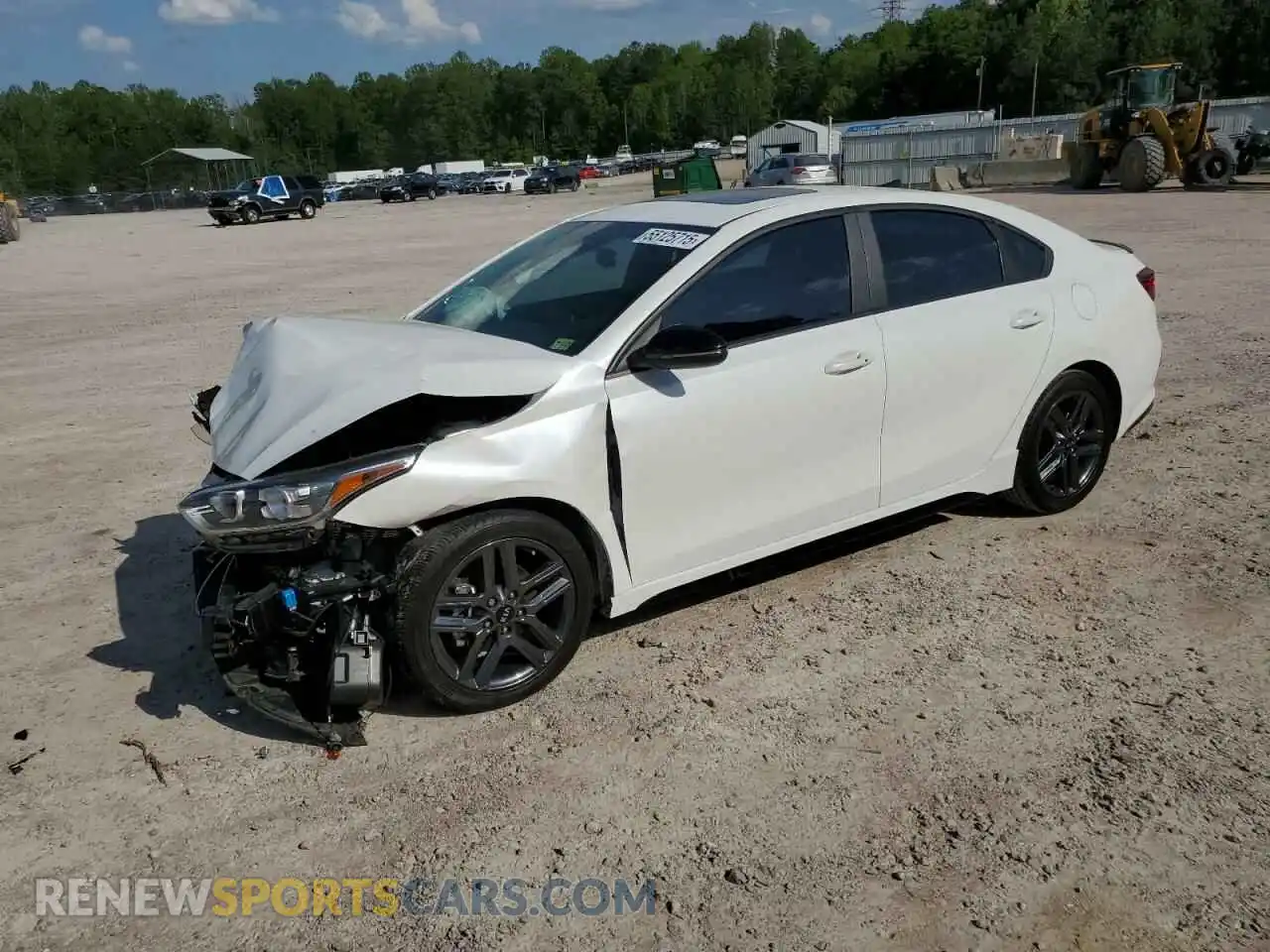 1 Photograph of a damaged car 3KPF34AD0ME331099 KIA FORTE 2021