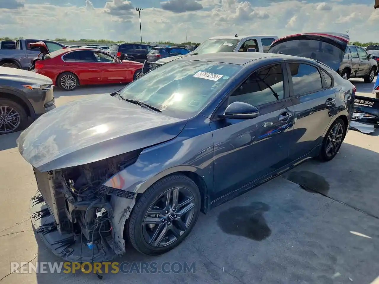 1 Photograph of a damaged car 3KPF34AD0ME351885 KIA FORTE 2021