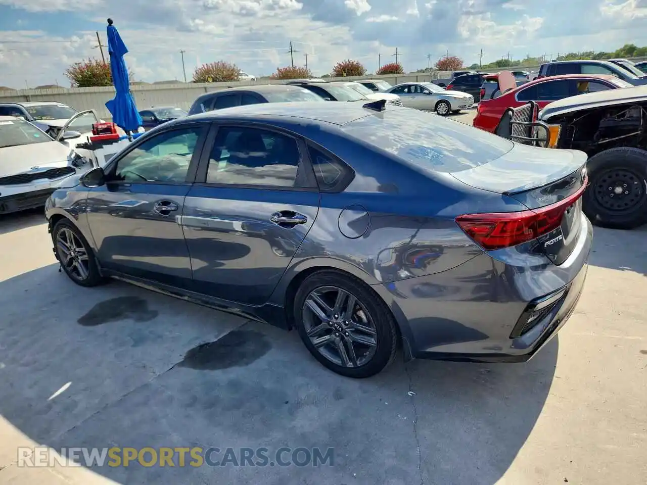 2 Photograph of a damaged car 3KPF34AD0ME351885 KIA FORTE 2021