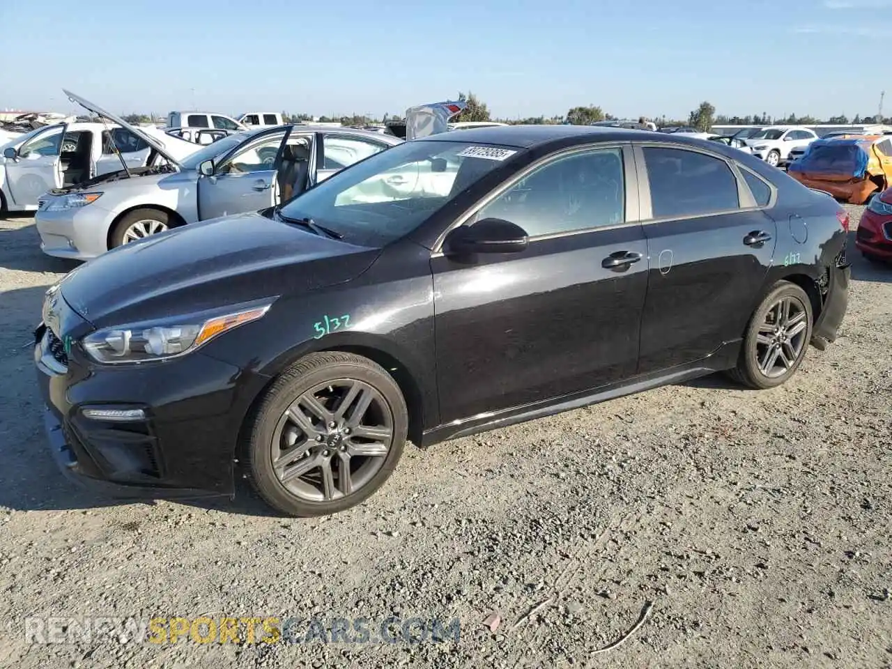 1 Photograph of a damaged car 3KPF34AD0ME352311 KIA FORTE 2021