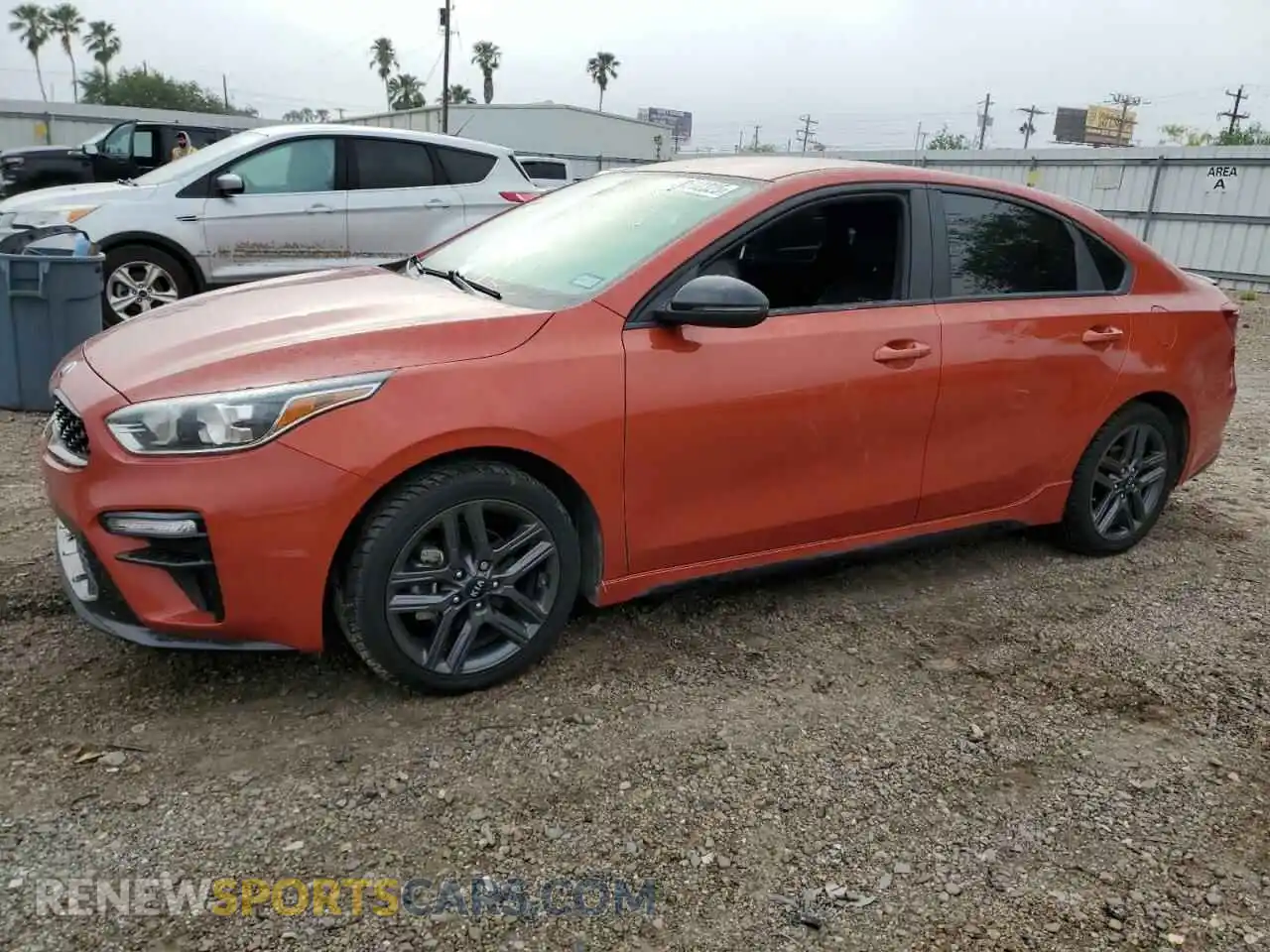 1 Photograph of a damaged car 3KPF34AD0ME384482 KIA FORTE 2021