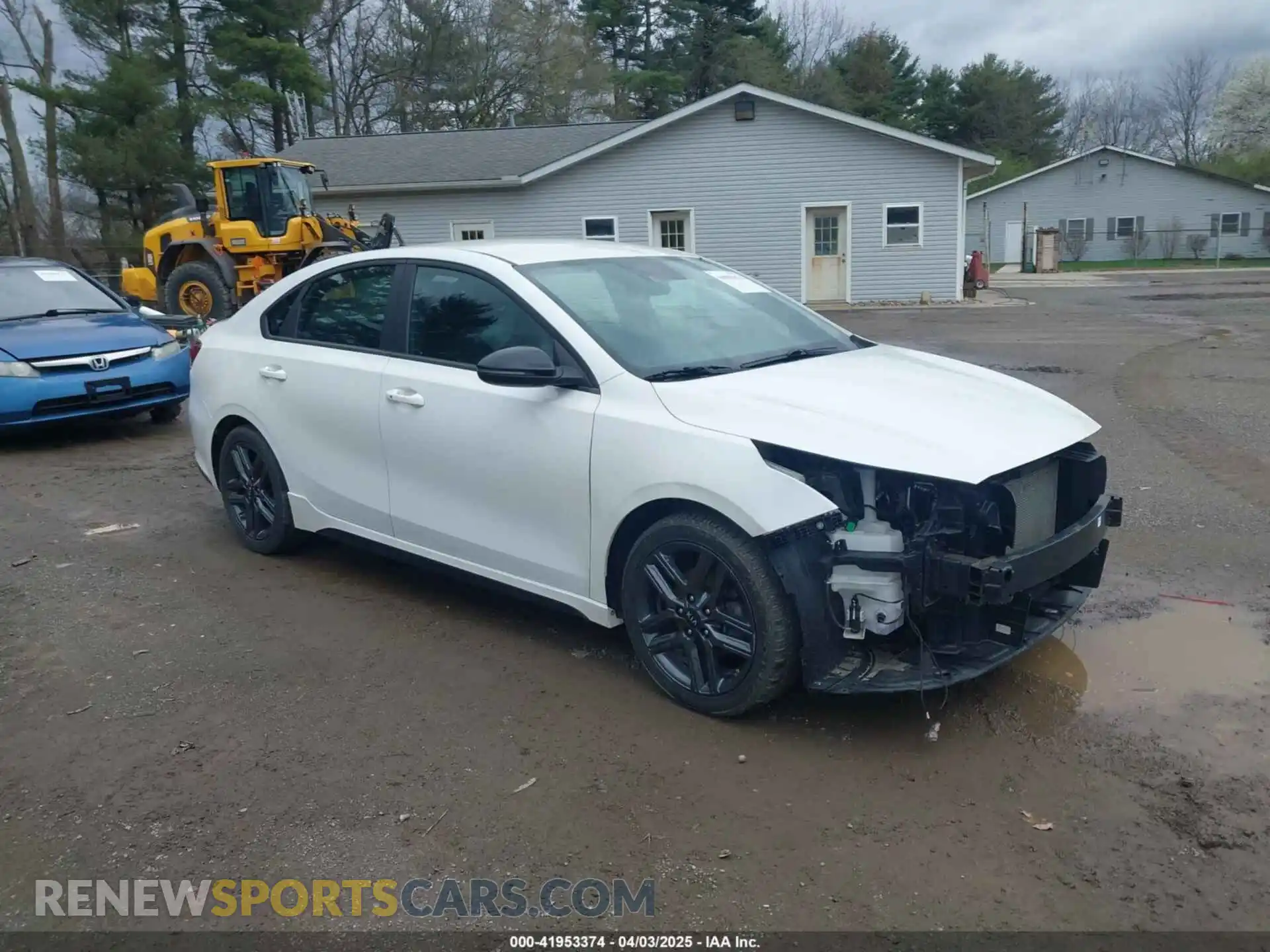 1 Photograph of a damaged car 3KPF34AD0ME393974 KIA FORTE 2021