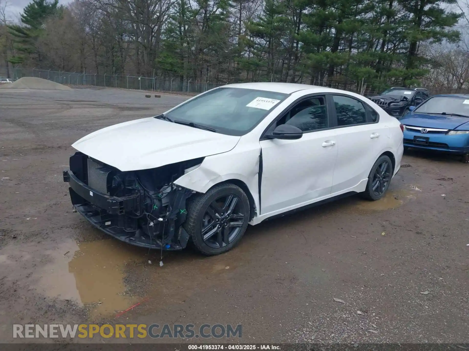 2 Photograph of a damaged car 3KPF34AD0ME393974 KIA FORTE 2021