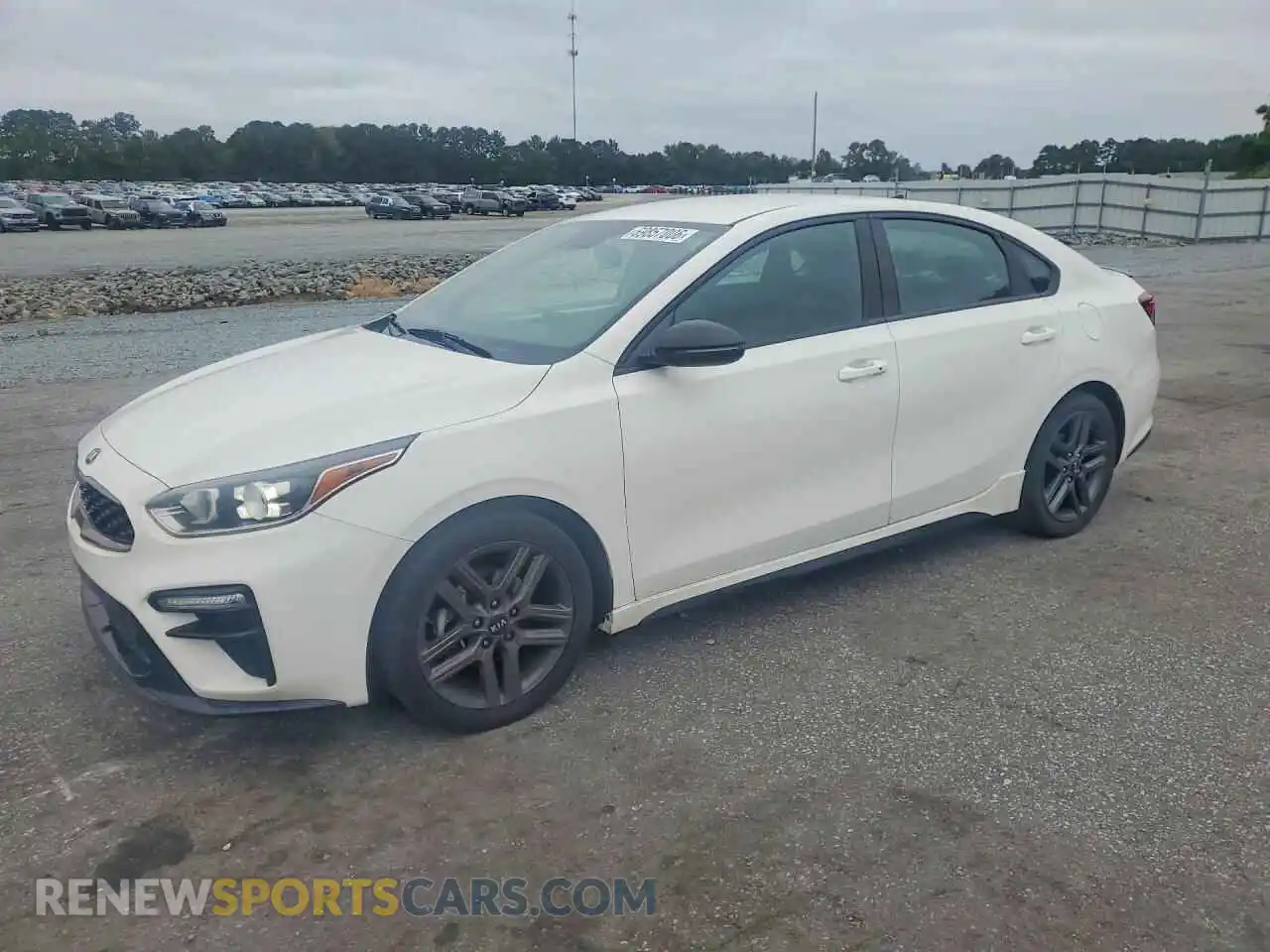 1 Photograph of a damaged car 3KPF34AD1ME305899 KIA FORTE 2021