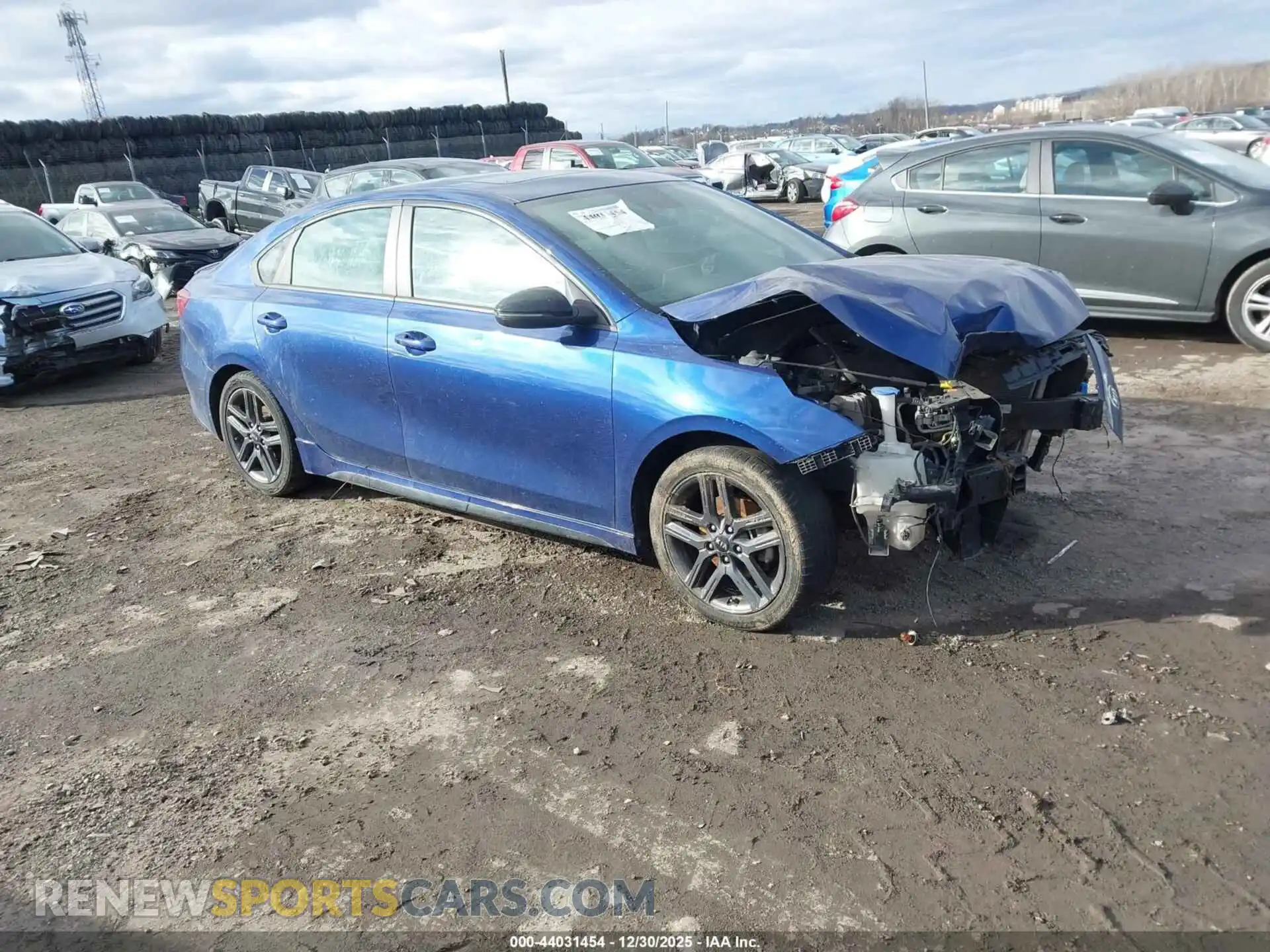1 Photograph of a damaged car 3KPF34AD1ME312383 KIA FORTE 2021
