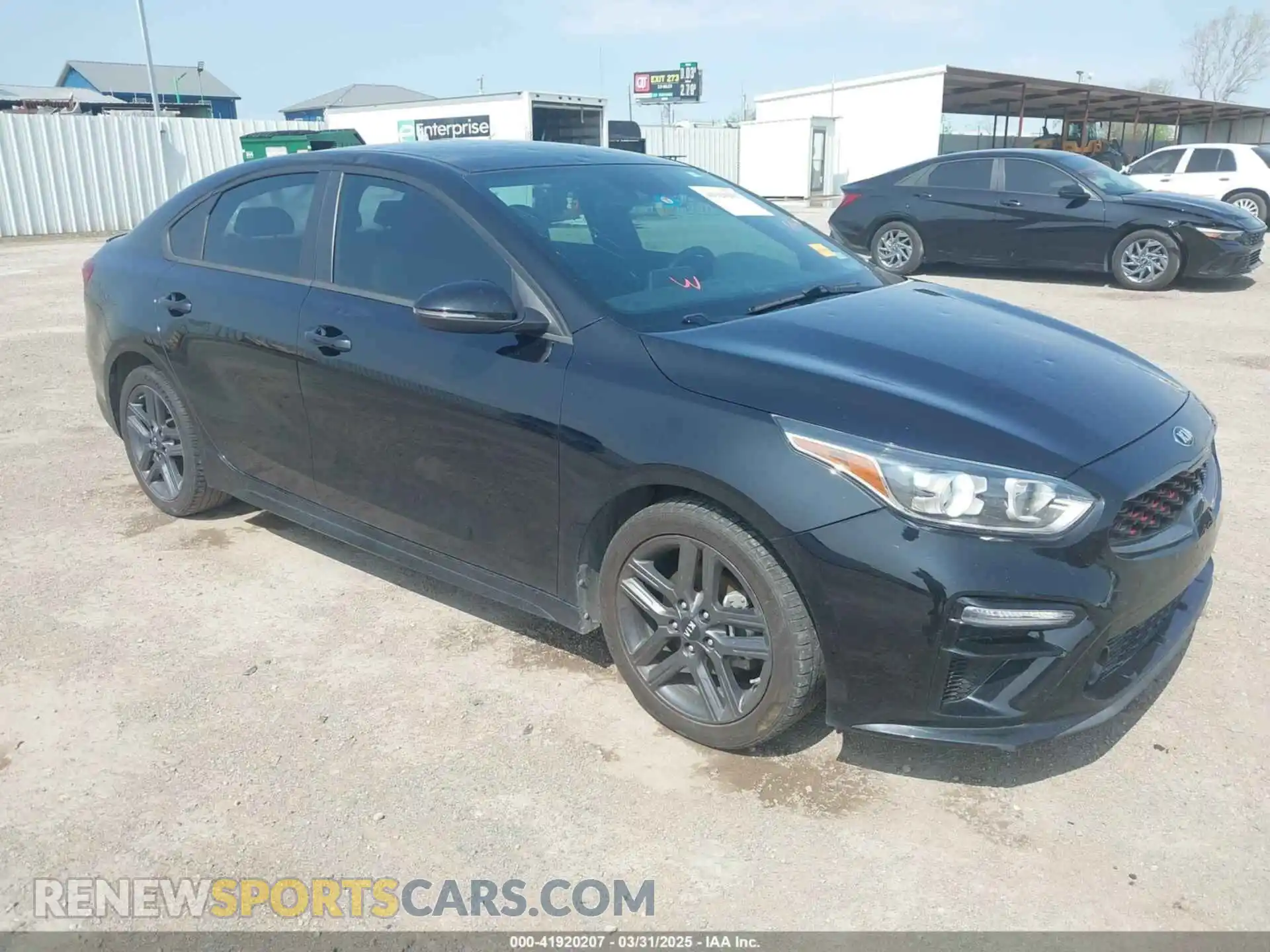 1 Photograph of a damaged car 3KPF34AD1ME337168 KIA FORTE 2021