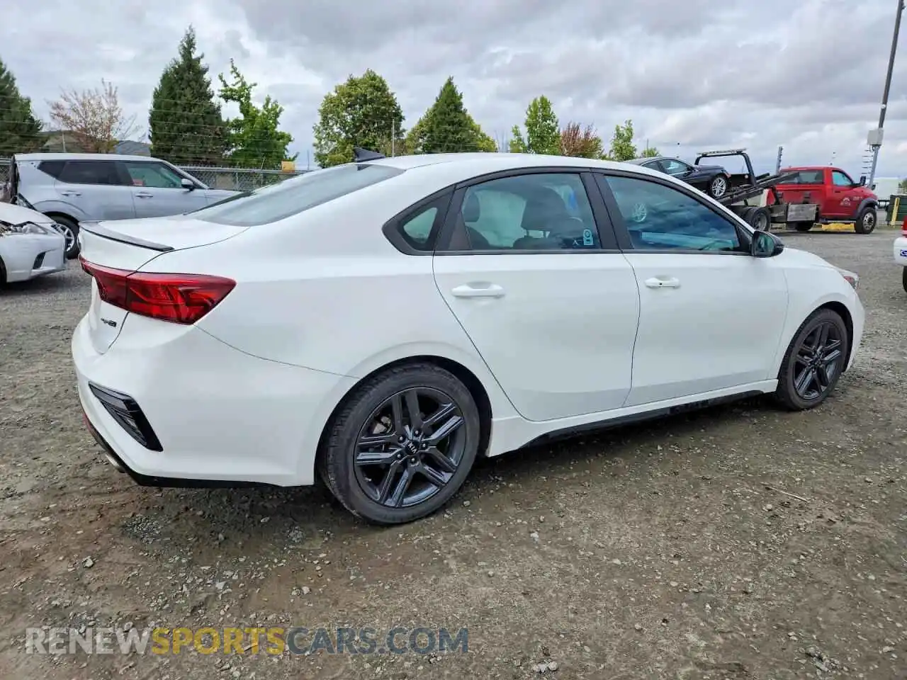 3 fotografías del automóvil dañado 3KPF34AD1ME341219 KIA FORTE 2021