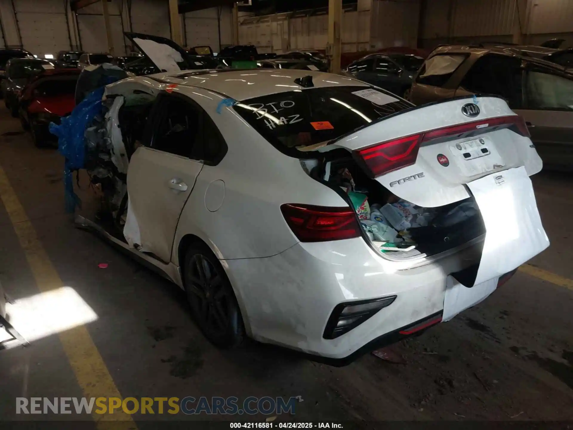 3 Photograph of a damaged car 3KPF34AD1ME341222 KIA FORTE 2021