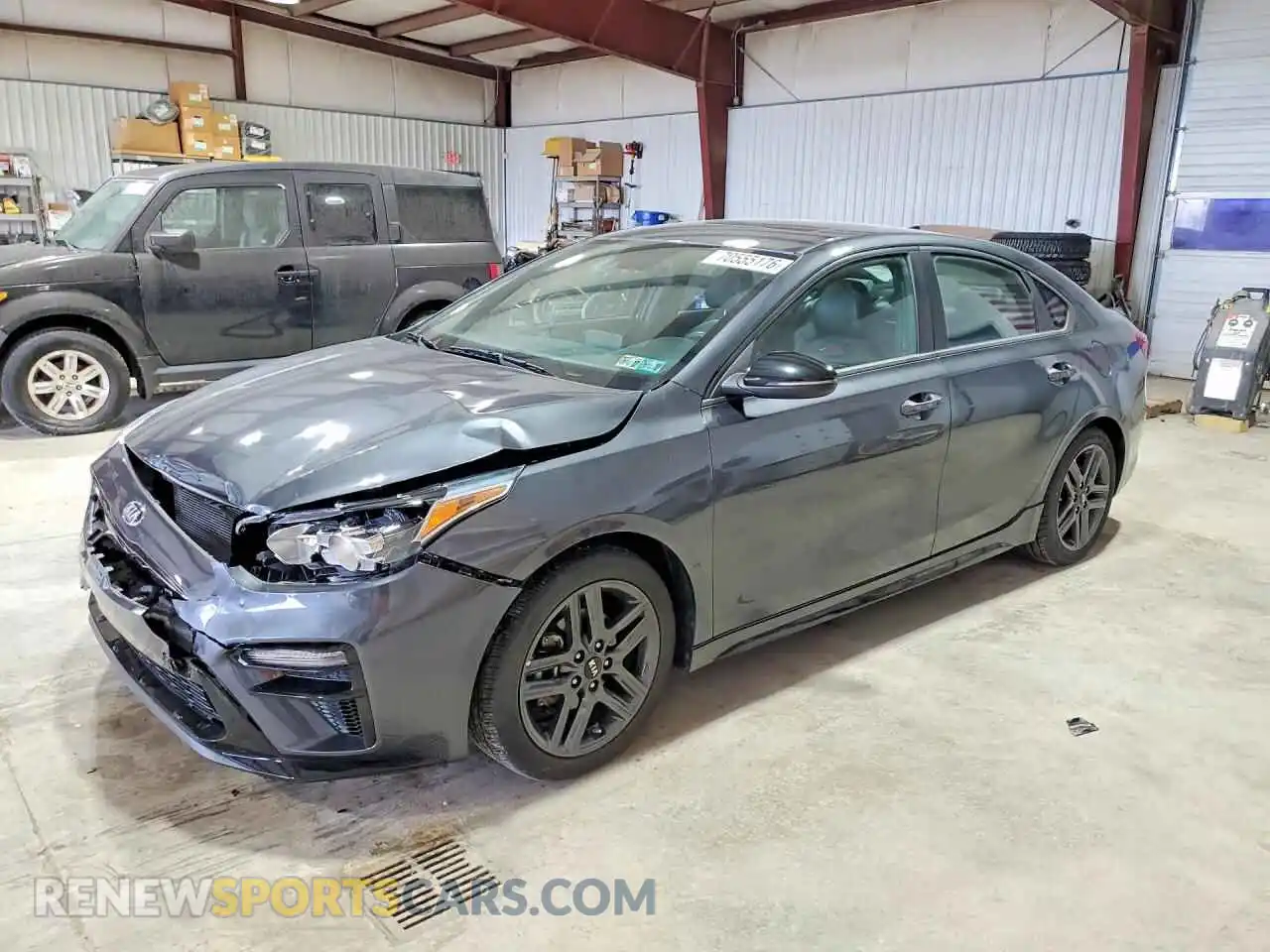 1 Photograph of a damaged car 3KPF34AD1ME419580 KIA FORTE 2021