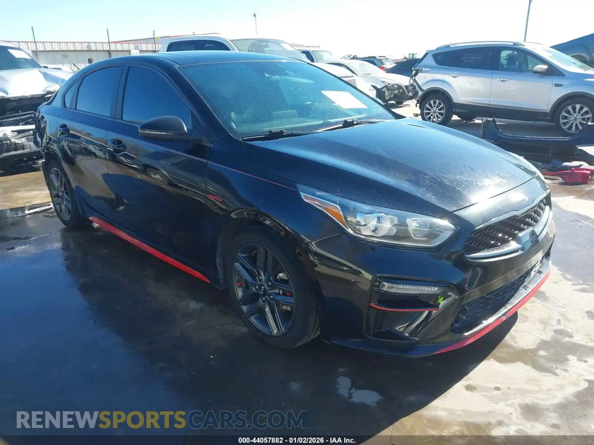 1 Photograph of a damaged car 3KPF34AD1ME422950 KIA FORTE 2021
